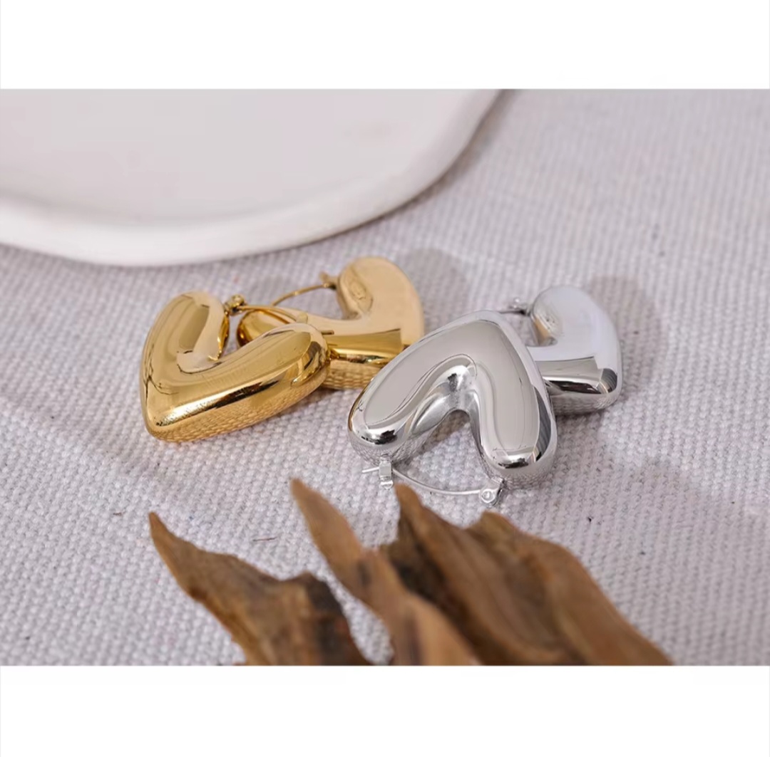 Pendientes Cuore - Dorados