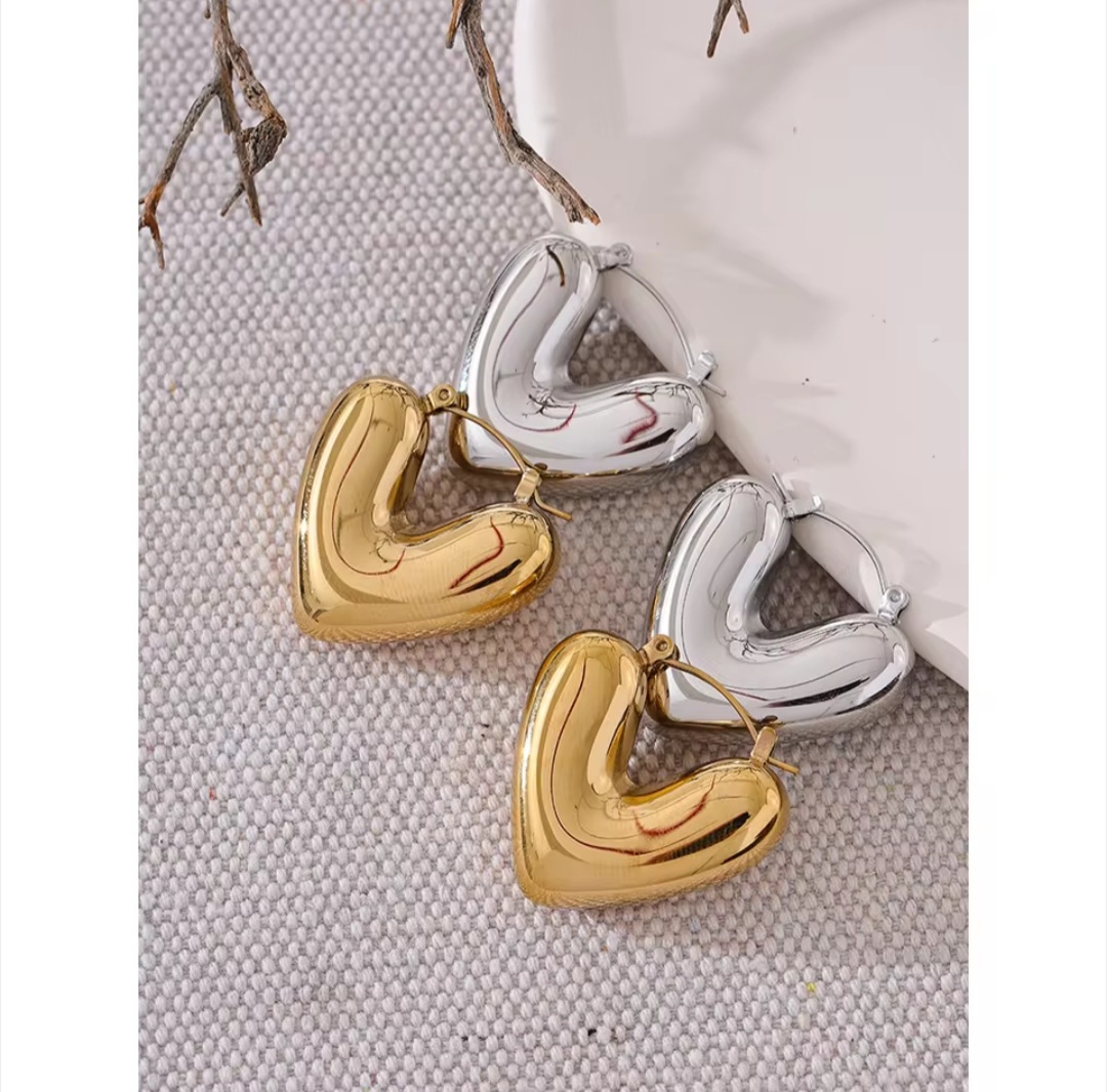 Pendientes Cuore - Dorados