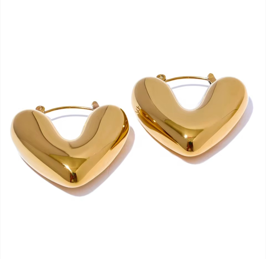 Pendientes Cuore - Dorados