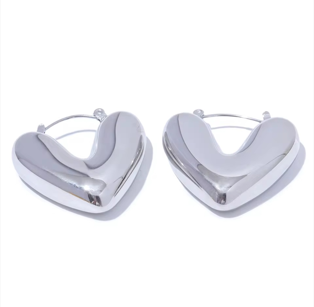 Pendientes Cuore - Plateados