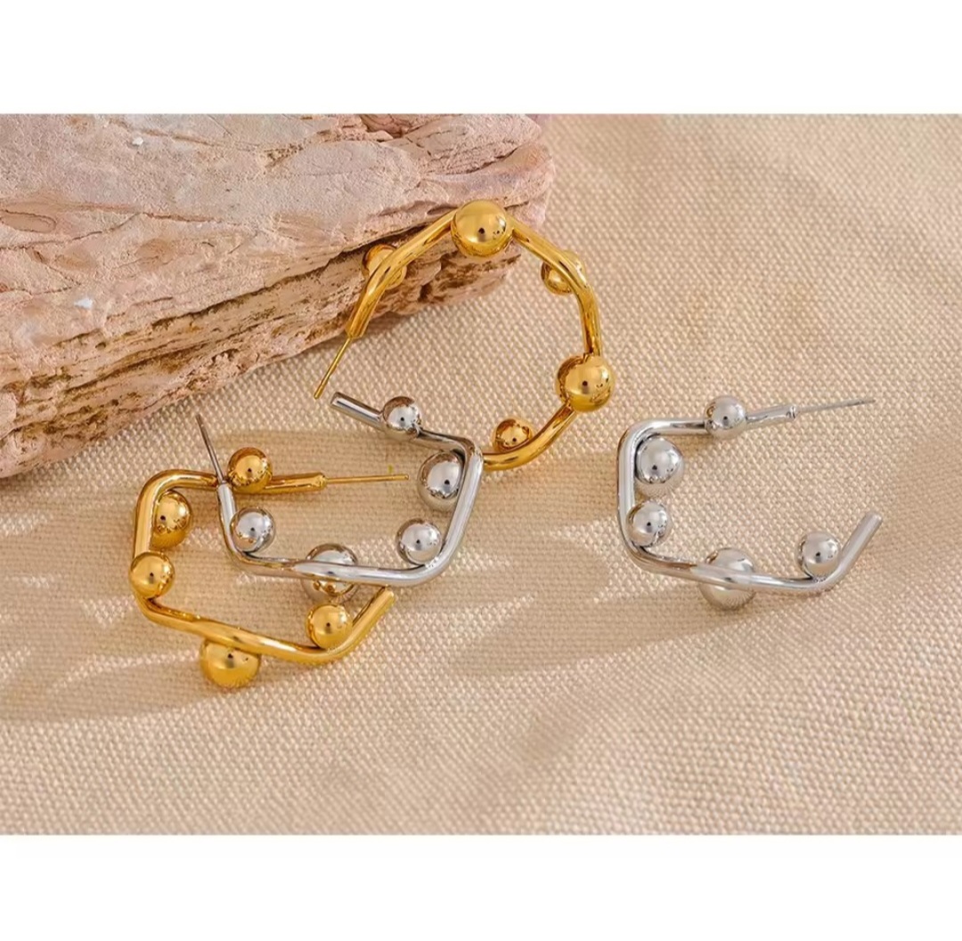 Aros Bolinga - Plateados