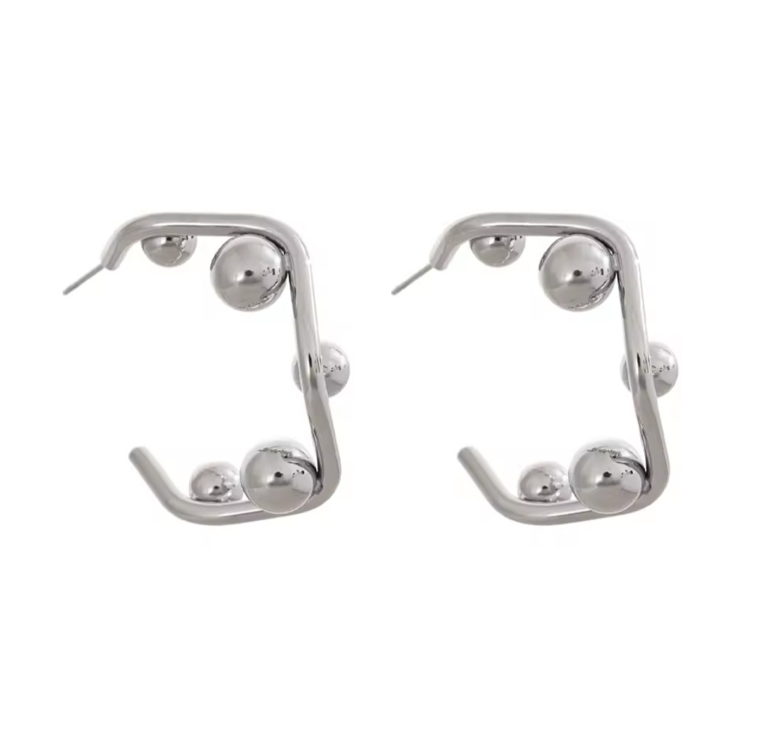 Aros Bolinga - Plateados