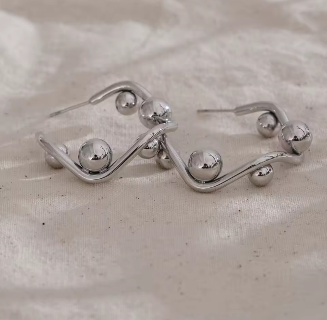 Aros Bolinga - Plateados