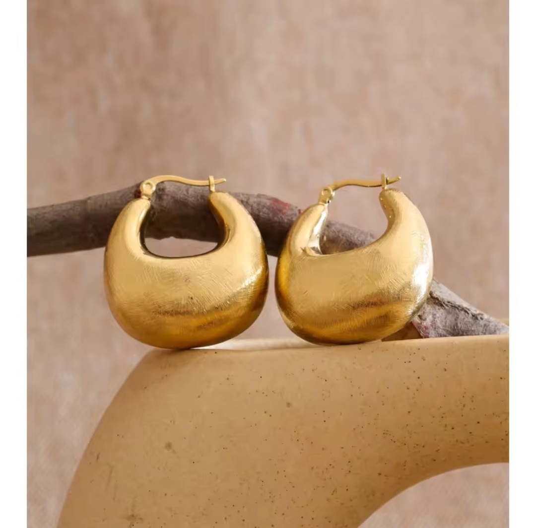 Aros Camelia - Dorados