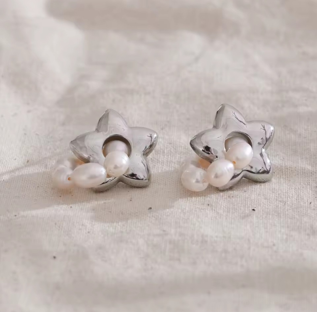 Pendientes Marlen - Plateados