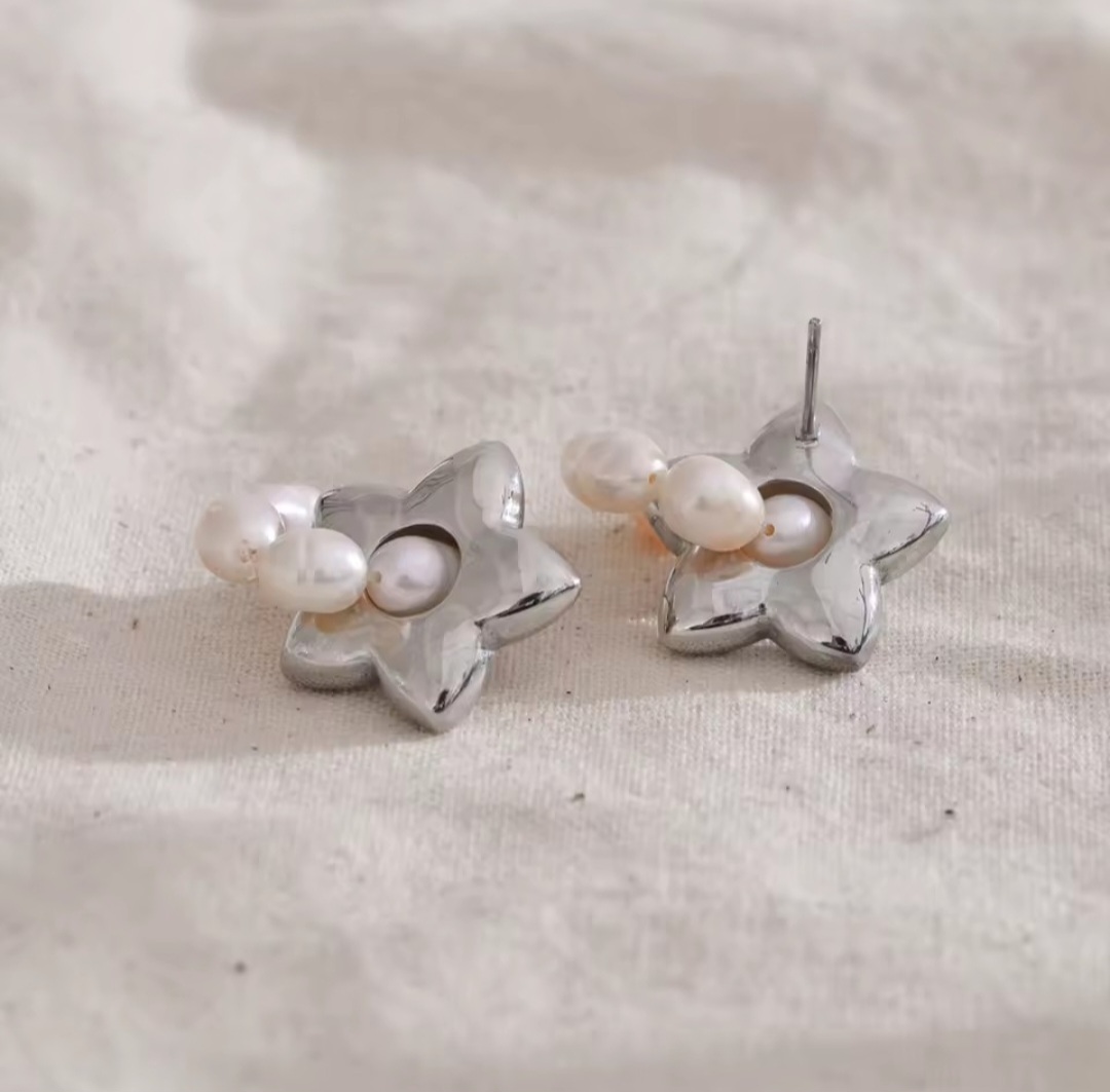 Pendientes Marlen - Plateados