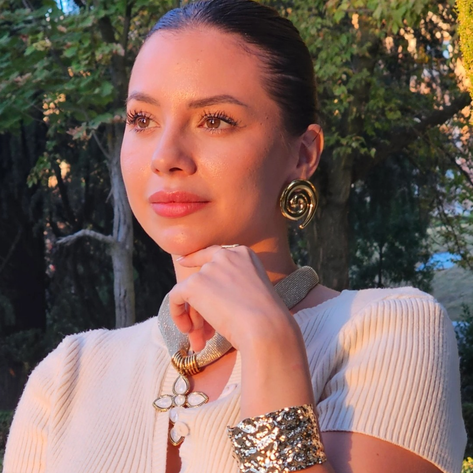 Collar Constanza - Blanco