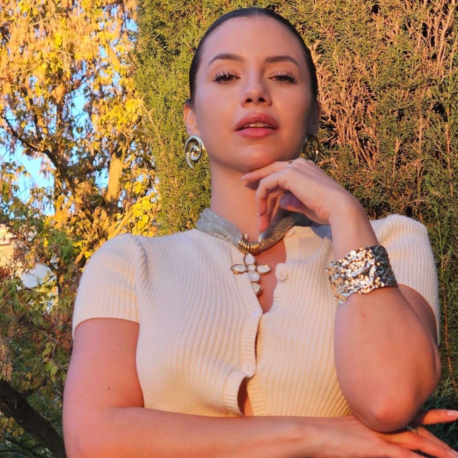 Collar Constanza - Blanco