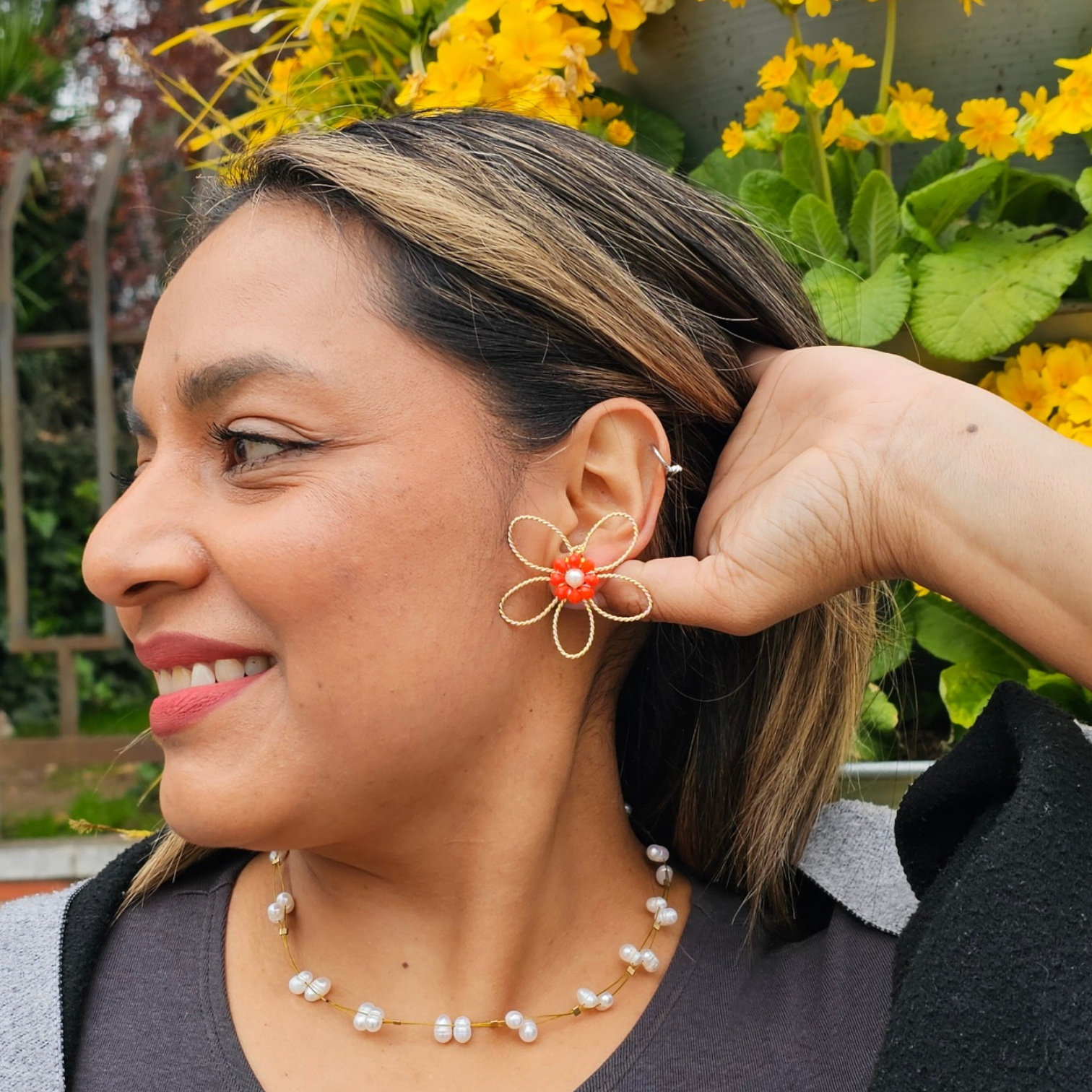 Pendientes Miraflor - Naranjas