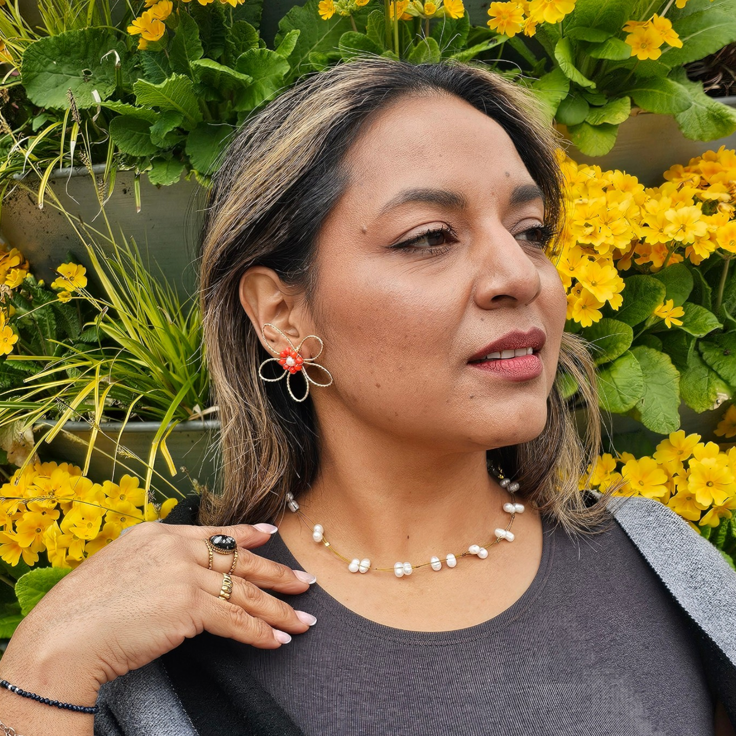 Pendientes Miraflor - Naranjas