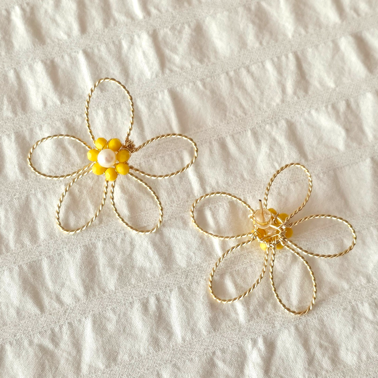 Pendientes Miraflor - Amarillos