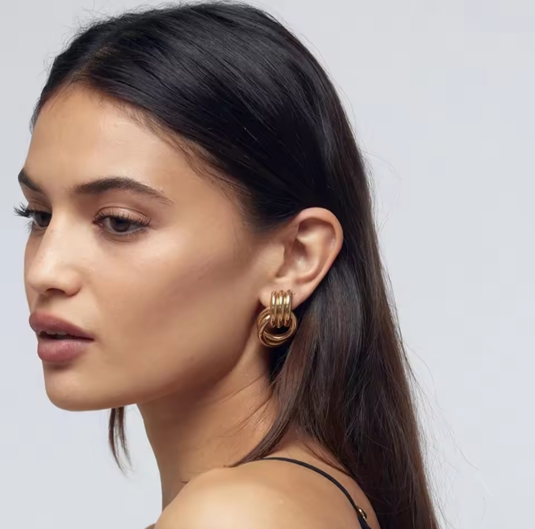 Pendientes Petrila - Dorados