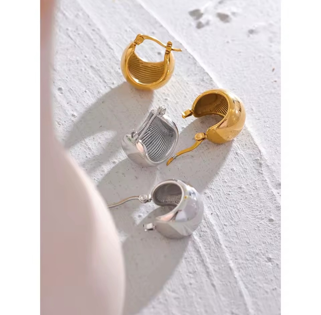 Aros Orquídeas - Plateados