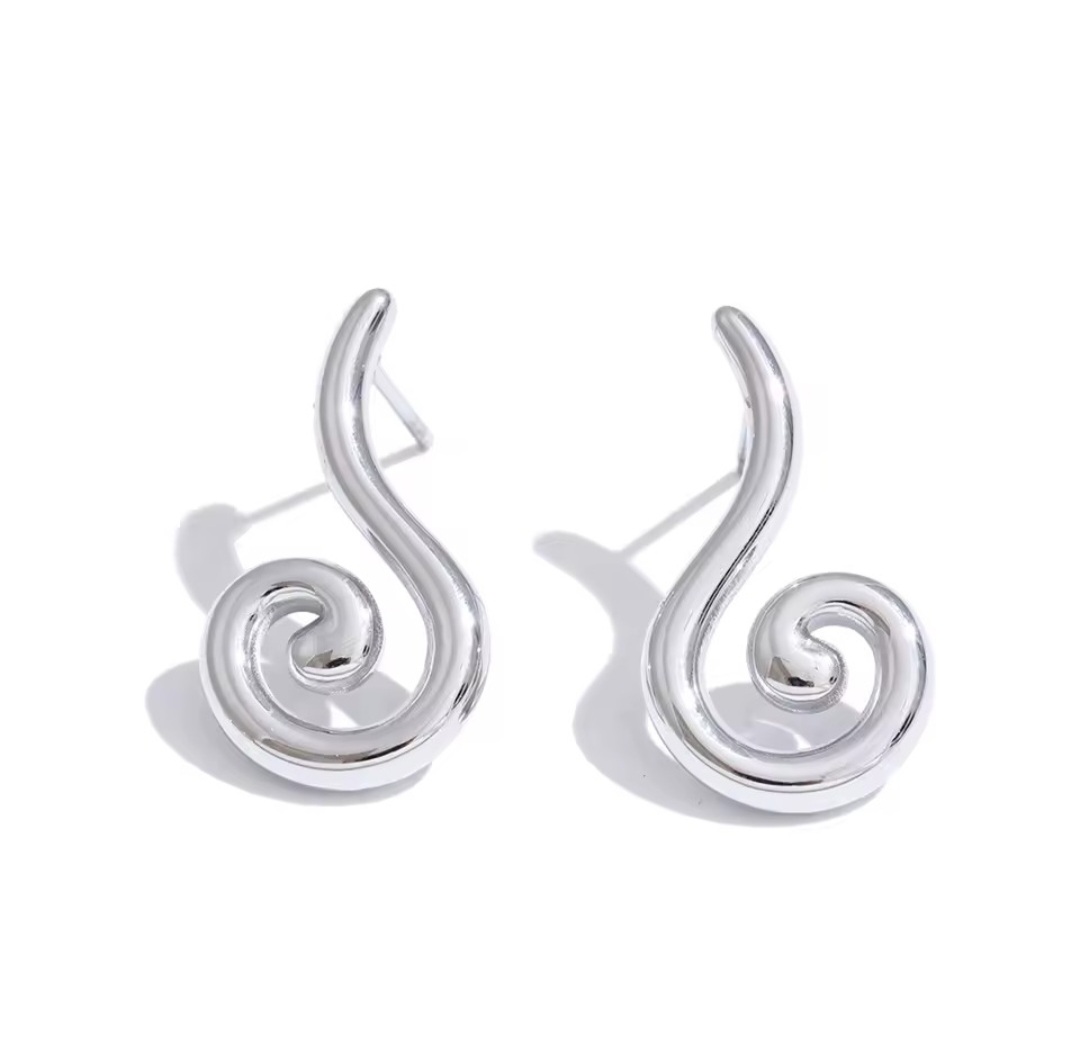 Pendientes Anselma - Plateados