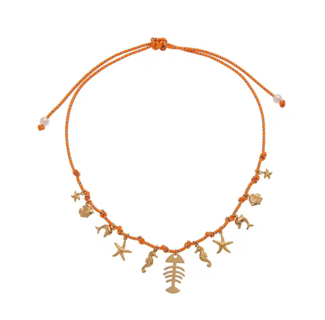 Collar Raspa - Naranja