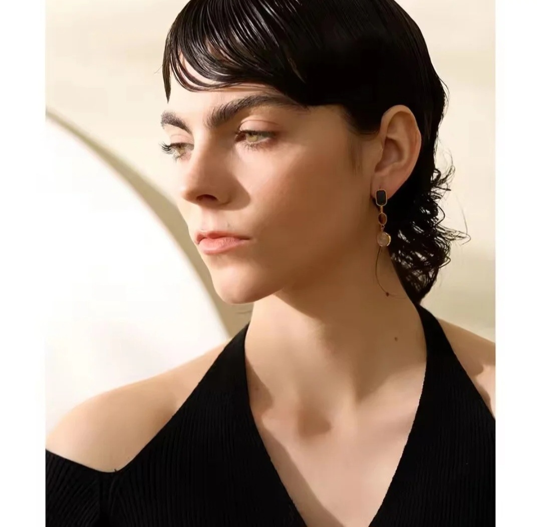 Pendientes Cristalina - Dorados