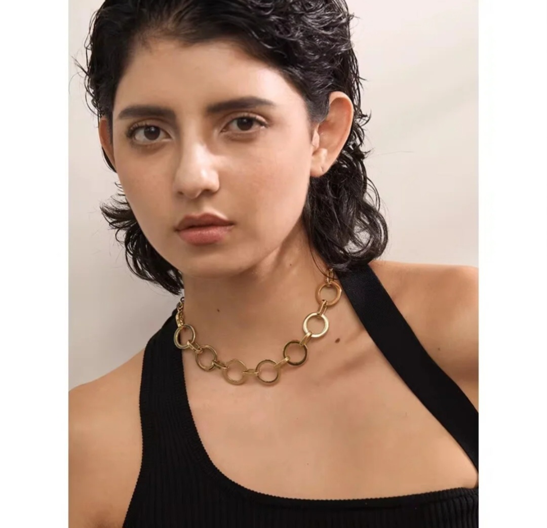 Collar Arandela - Dorado