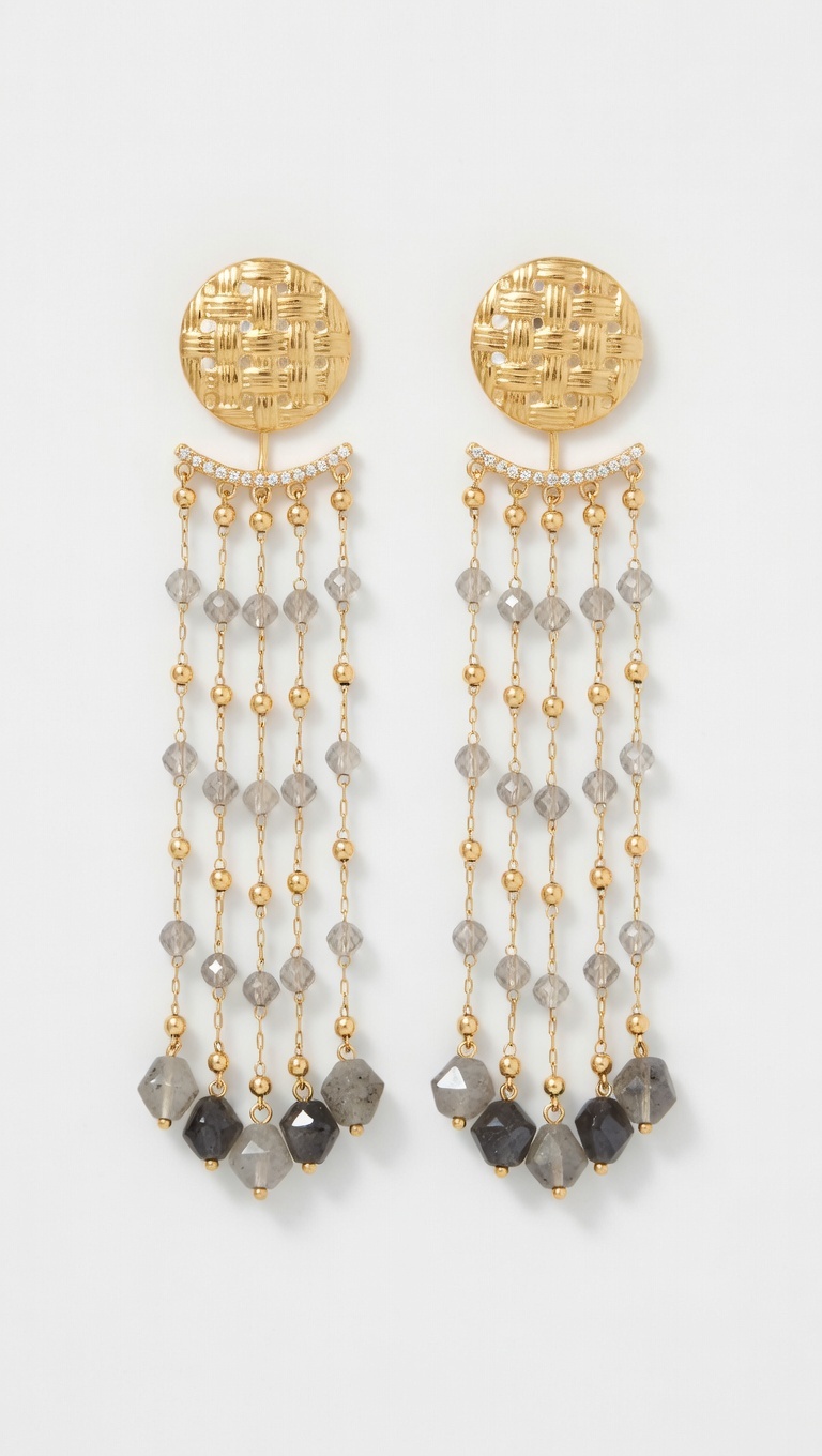 Pendientes Monalisa - Grisáceos